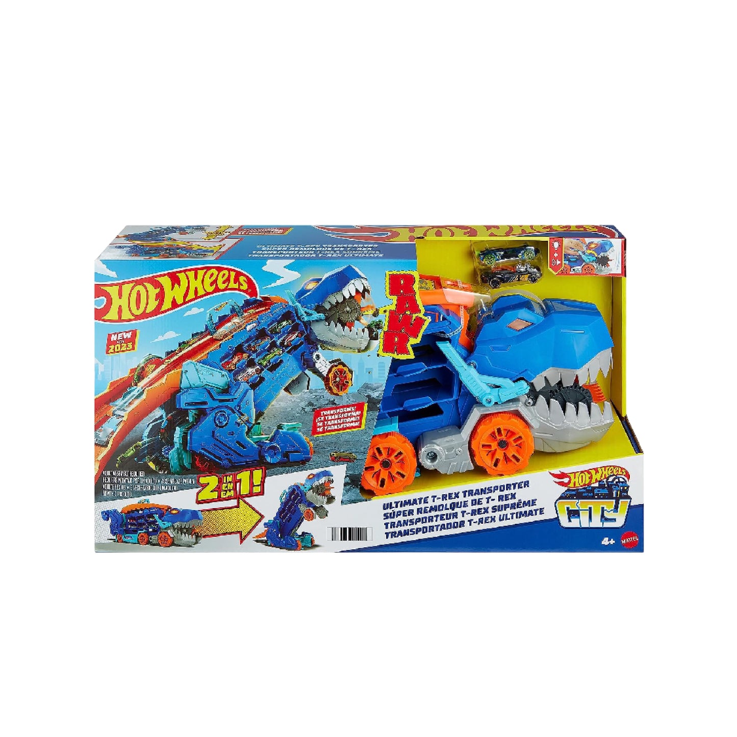 Trạm Vận Chuyển Khủng Long T-Rex Siêu Cấp Hot Wheels HOT WHEELS HNG50