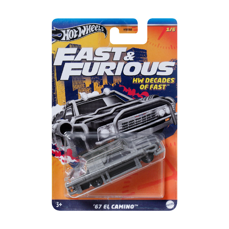 Siêu xe  Fast & Furious CANNON CAR EL CAMINO HOT WHEELS HNR88