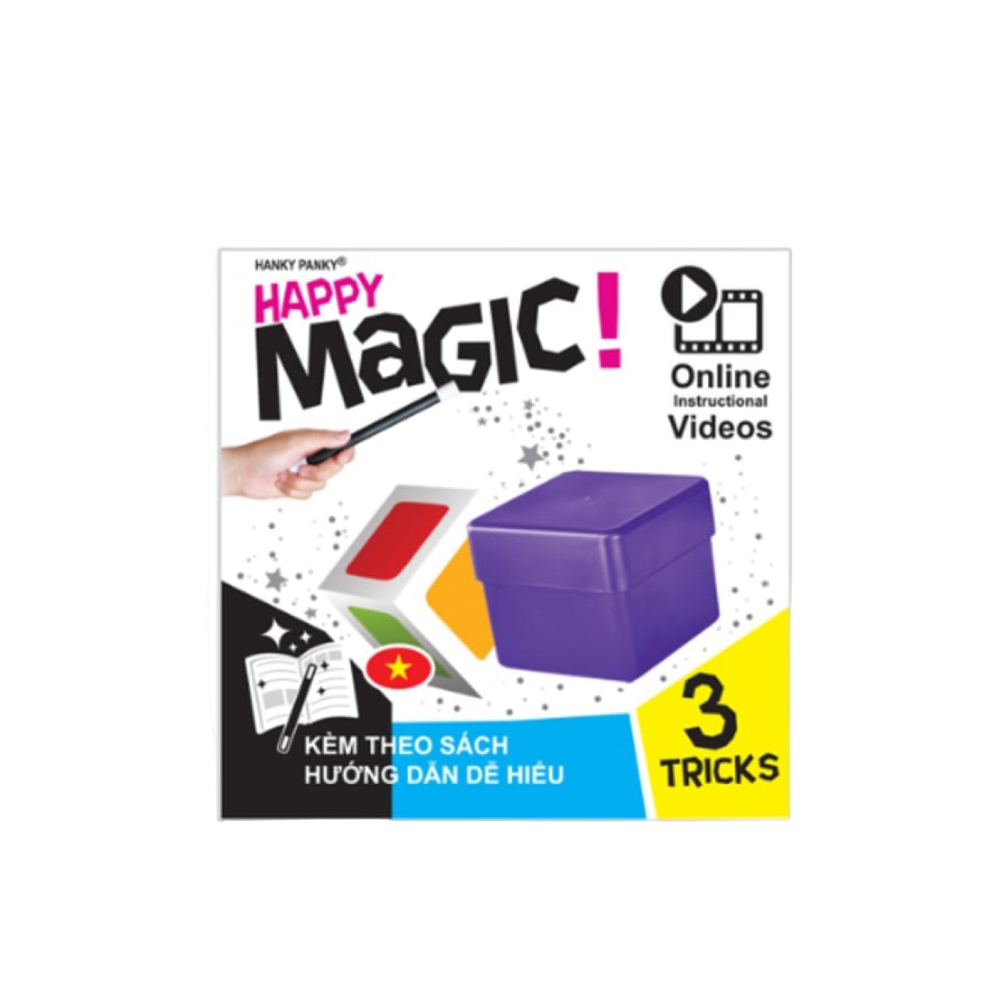 Children's toys: Set of 3 magic tricks Penetrating Hanky ​​Panky HP1910