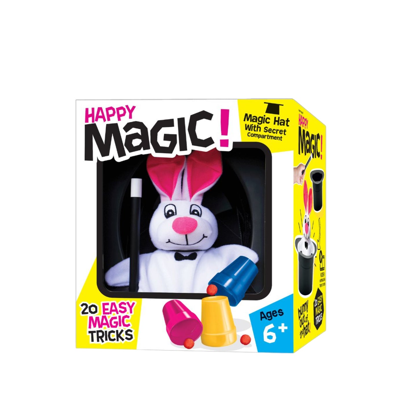 Happy Magic toy set - basic magic tricks with Hanky ​​Panky Hat HP1974