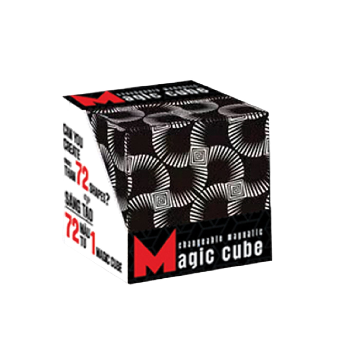 Magic cube Magic Cube Black and White Pattern MAGIC CUBE MC01