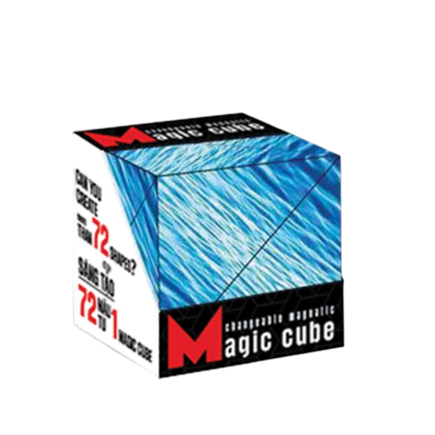 Magic Cube Magic Cube Blue Wavy Pattern MAGIC CUBE MC01