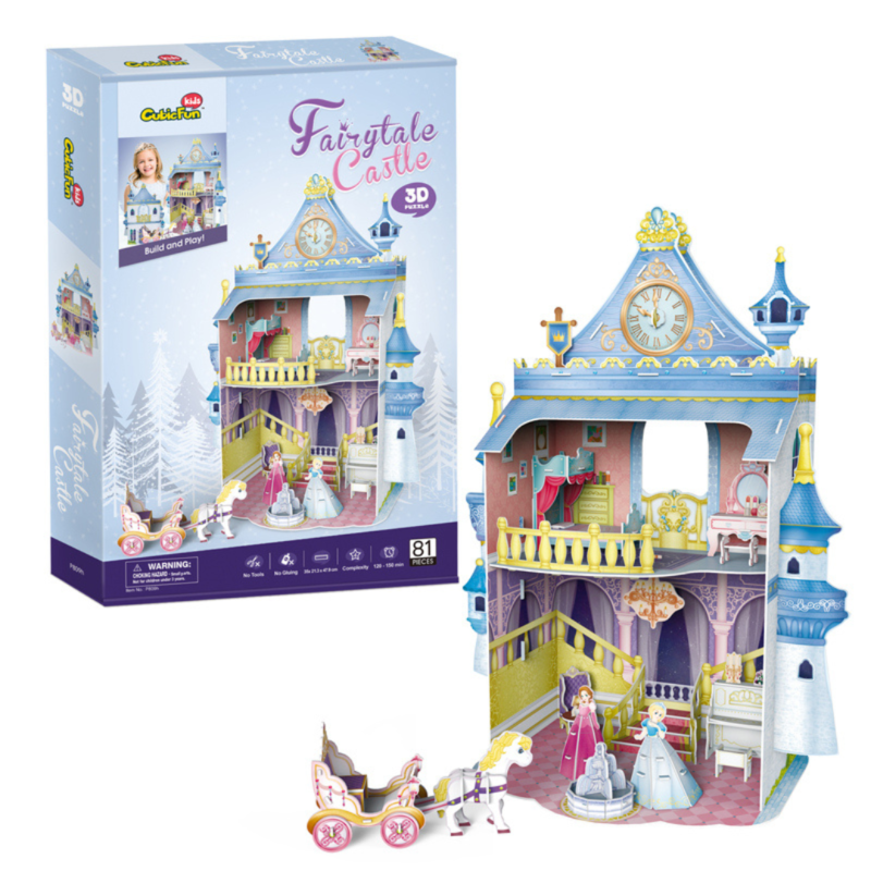 3D puzzle children's toy: PUZZLES P809H fairy castle