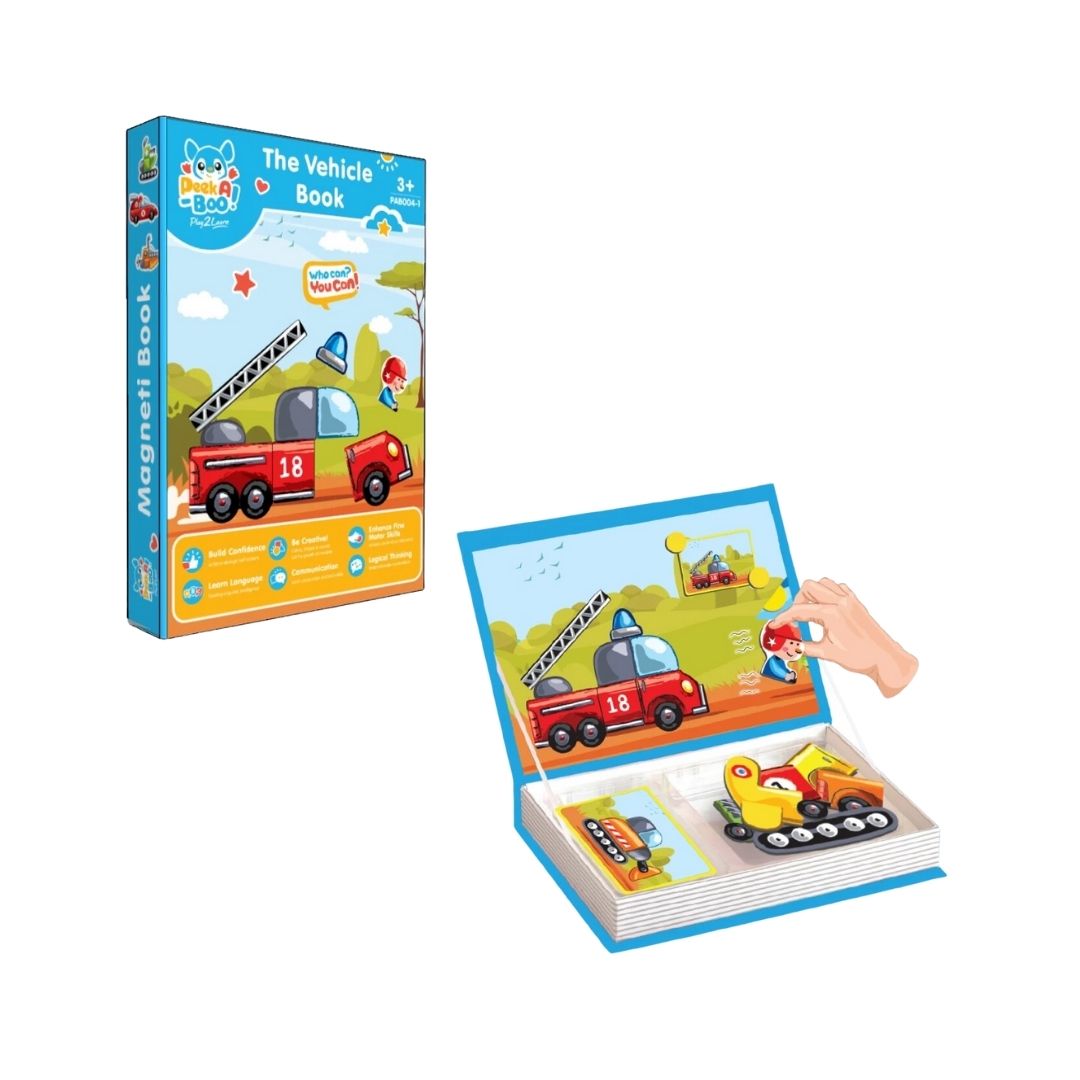 Magnetic book - PEEK A BOO car collection PAB004-1