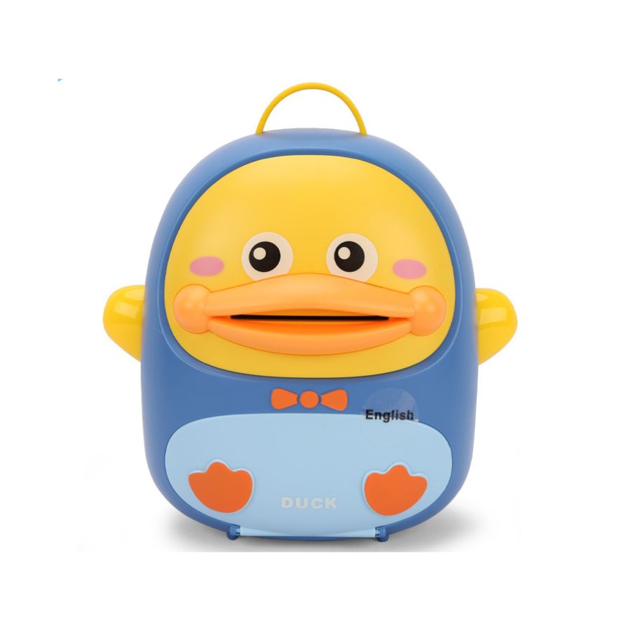 Duckling safe backpack toy for children - Green PEEK A BOO PAB023B