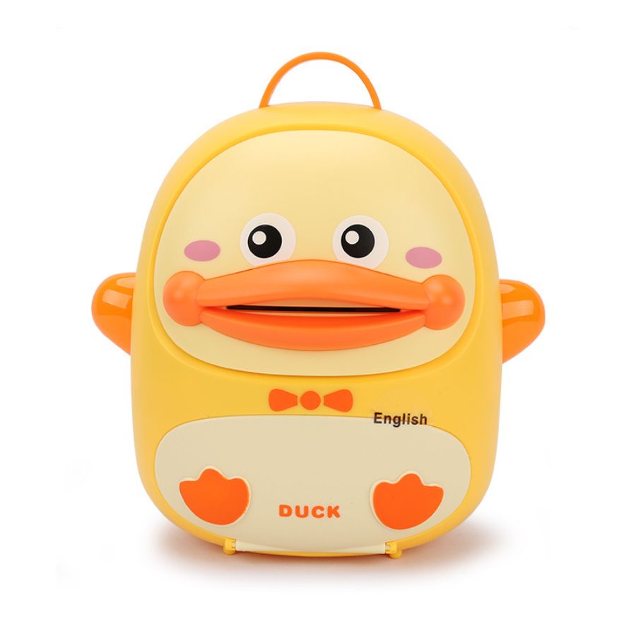 Duckling safe backpack toy for children - Yellow PEEK A BOO PAB023Y