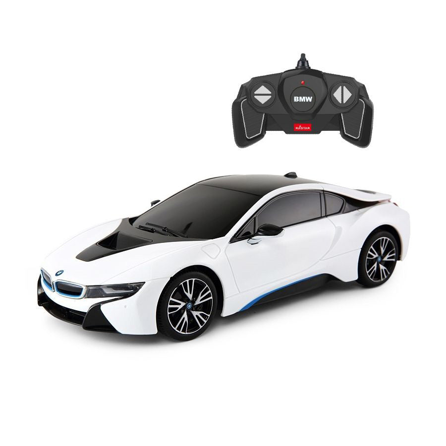 RC car 1:18 scale BMW i8 White color RASTAR R59200N