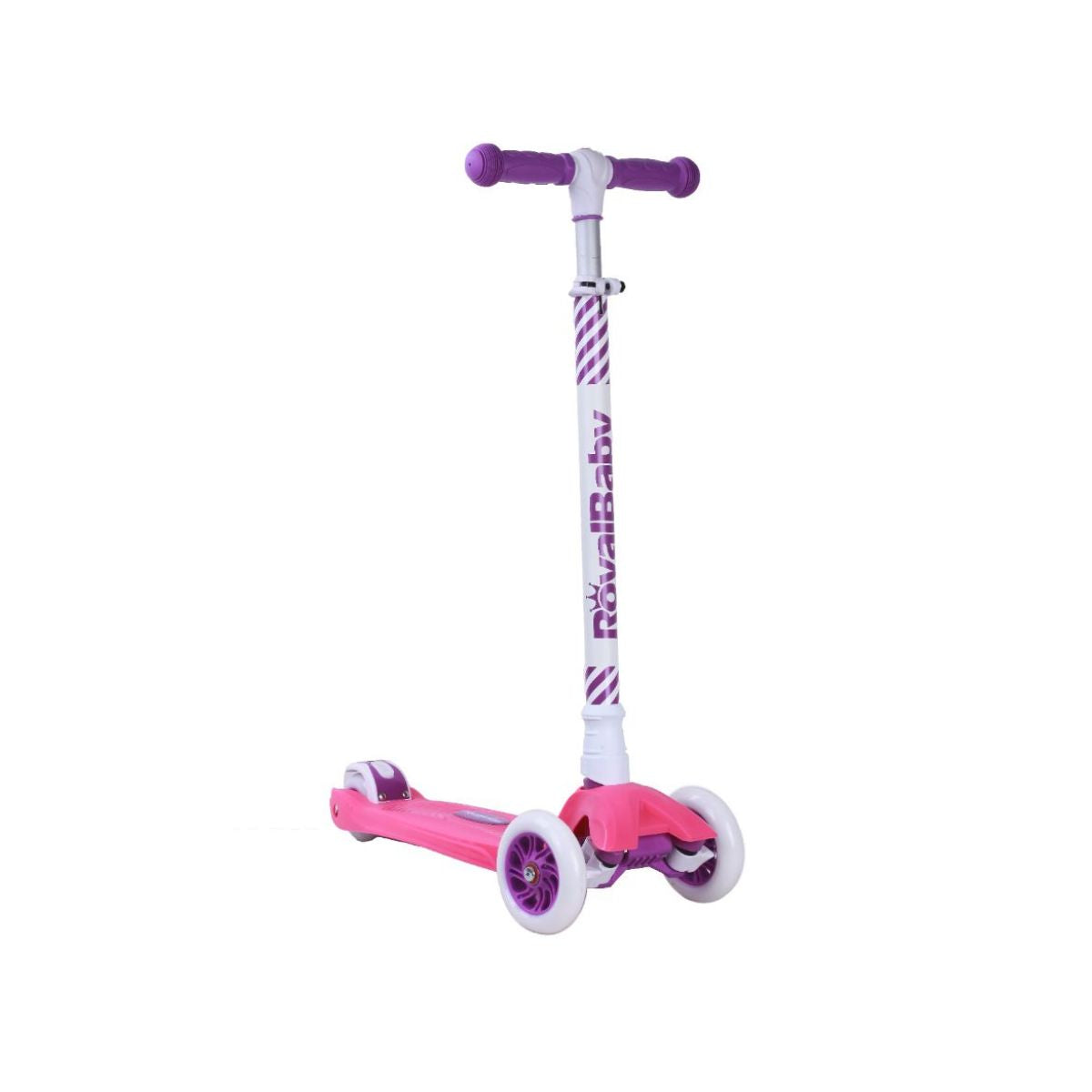 Xe scooter 3 bánh Royal Baby RO203M-3 tím trắng