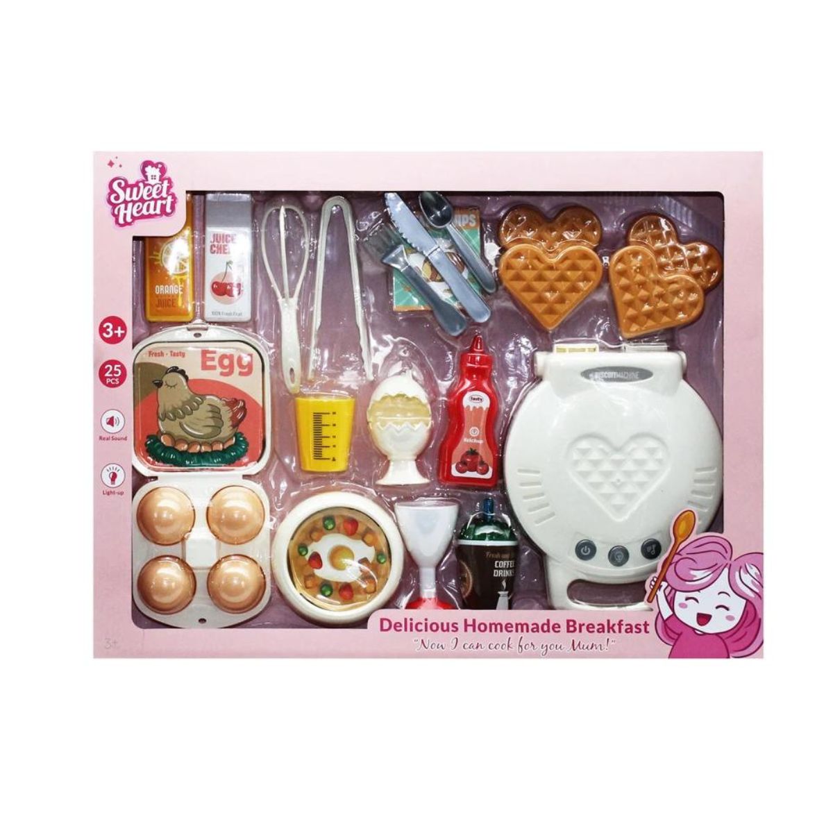 SWEET HEART Waffle Party Toy Set SH8612