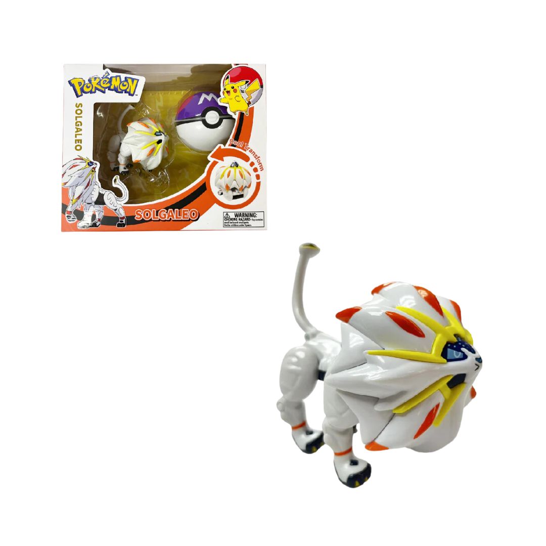 Children's Toys Pokemon Ball Transformation: Legendary Lion Solgaleo POKEMON TOYS ZC8912E