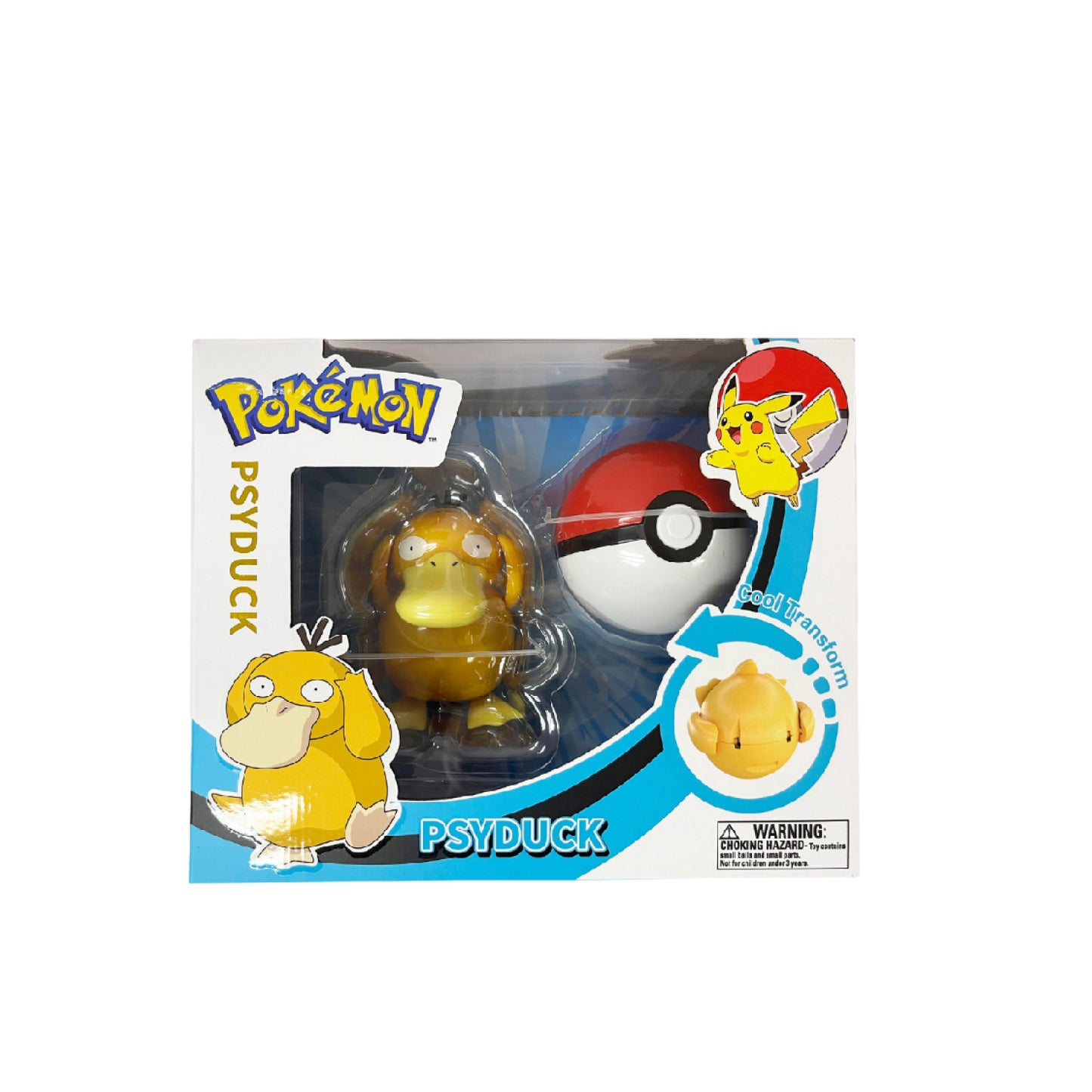 Đồ Chơi Trẻ Em Bóng Pokemon Biến Hình: Vịt Psyduck POKEMON TOYS ZC8914E