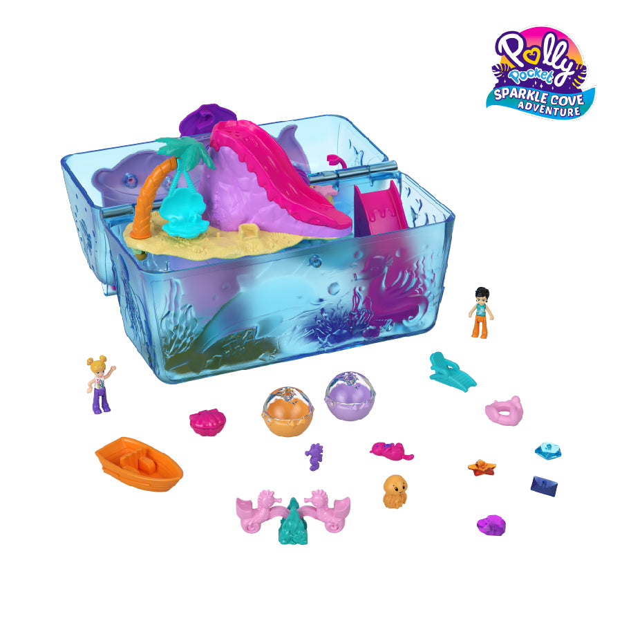 Polly Pocket và Thế Giới Thủy Cung Của Chú Rái Cá Hồng POLLY POCKET HKV47