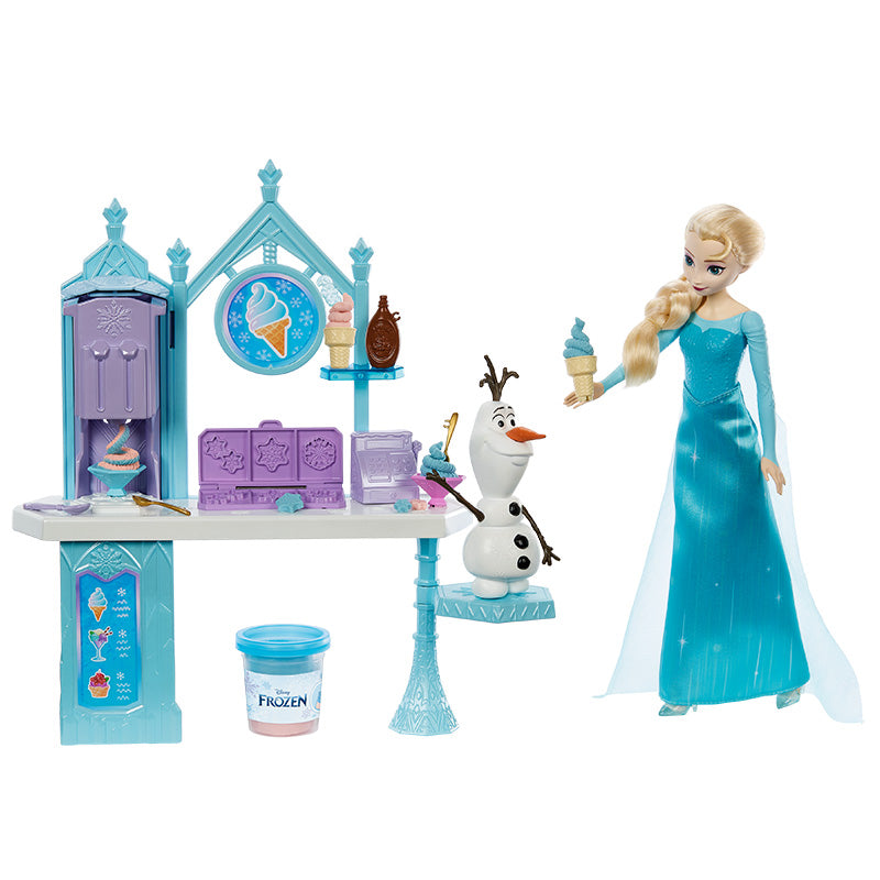 Disney Prozen - Making ice cream with Snow Princess Elsa and Olaf DISNEY PRINCESS MATTEL HMJ48