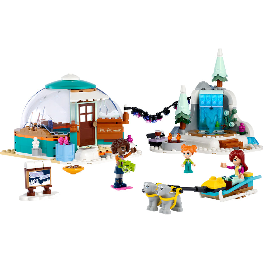 Đồ chơi lắp ráp Khám phá và nghĩ dưỡng tại lều tuyết LEGO FRIENDS 41760