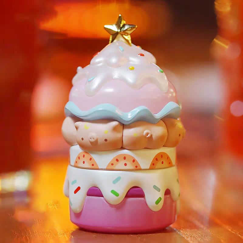 Mô Hình BOOBOO Và Gia Đình Heo Hamburgur OTHER ART TOYS L730018