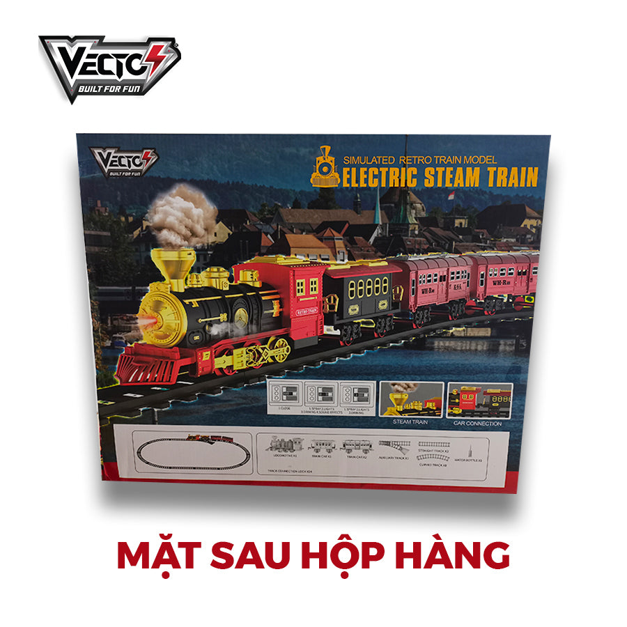 VECTO VT6994A steam train and track assembly toy