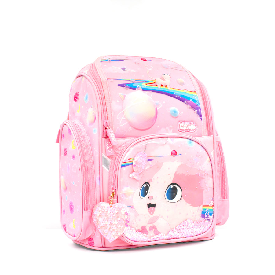 Ba Lô Fancy Kitty Pinky Hồng Clever Hippo BK1232