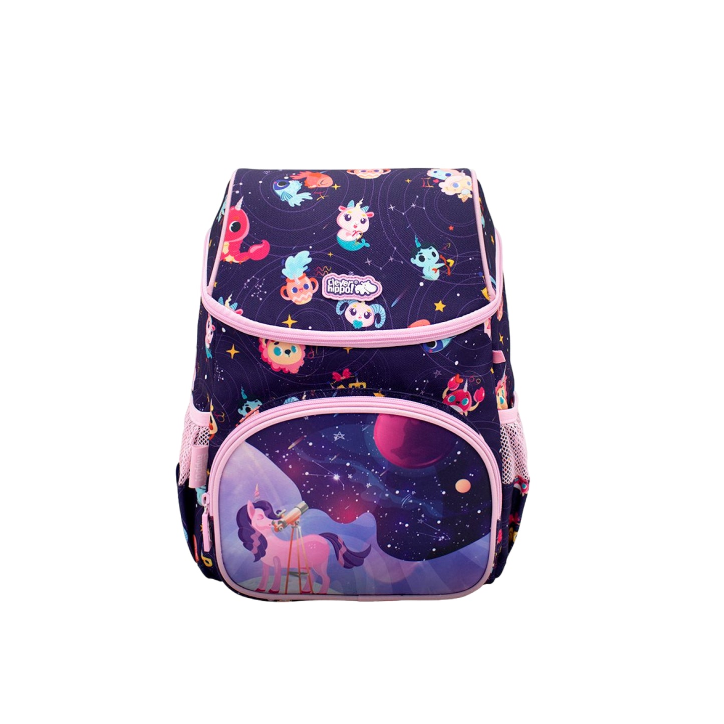 Hoodie Backpack - Purple Milky Unicorn CLEVERHIPPO BU3106