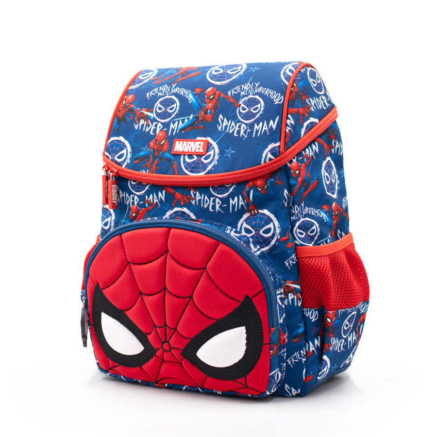 ba-lo-hoodie-nguoi-nhen-spider-man-xanh-cleverhippo-bls3108-03