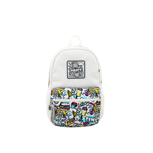Urban - Street Style Backpack White CLEVERHIPPO BST6202