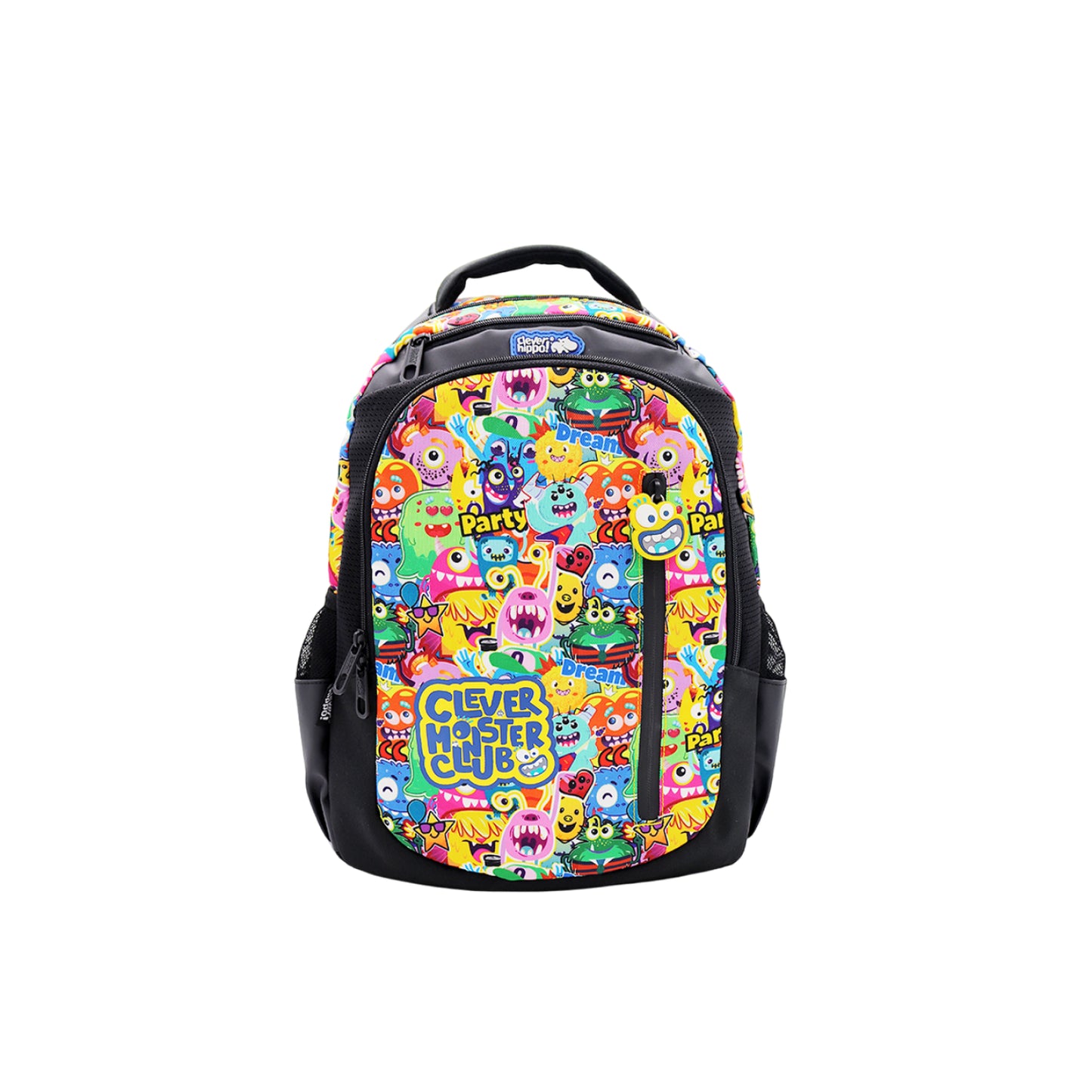 Zipit Backpack - Clever Monster Black CLEVERHIPPO BM9202