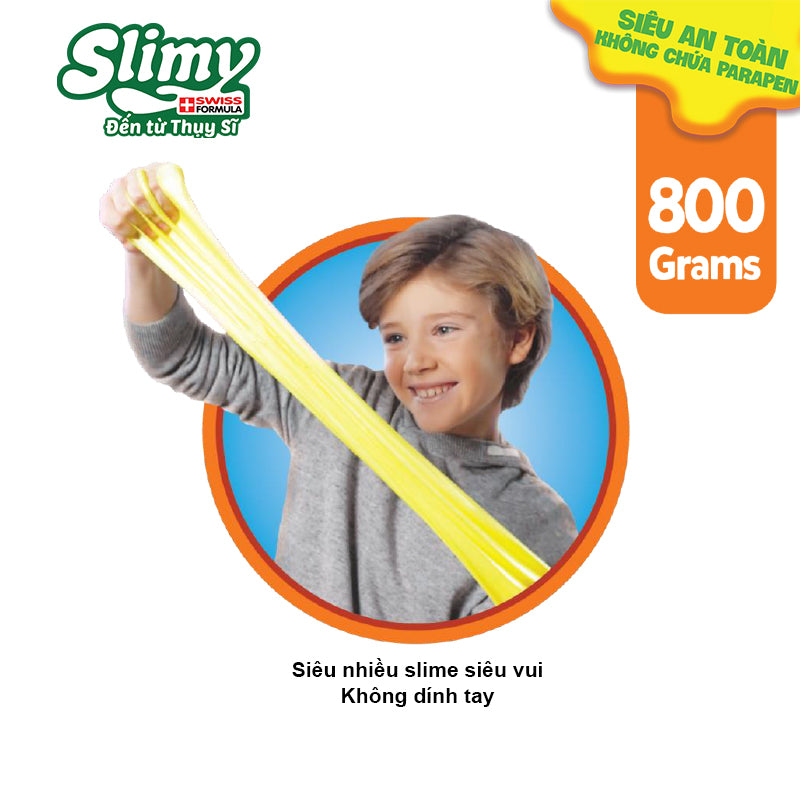 Hũ slime khổng lồ 800gr  Hồng SLIMY 32955