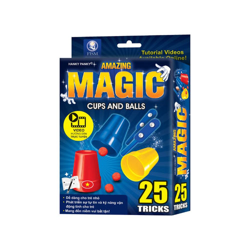 Happy Magic set of 25 magic tricks with cups and balls Hanky ​​Panky HP1540