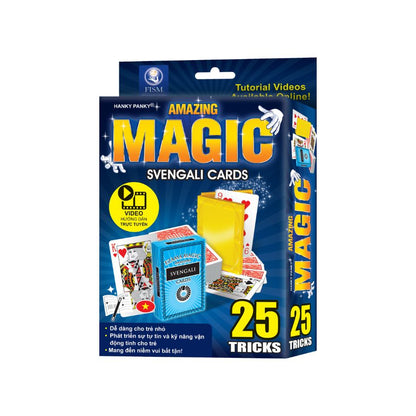 Happy Magic set of 25 magic tricks and surprise cards Hanky ​​Panky HP1540