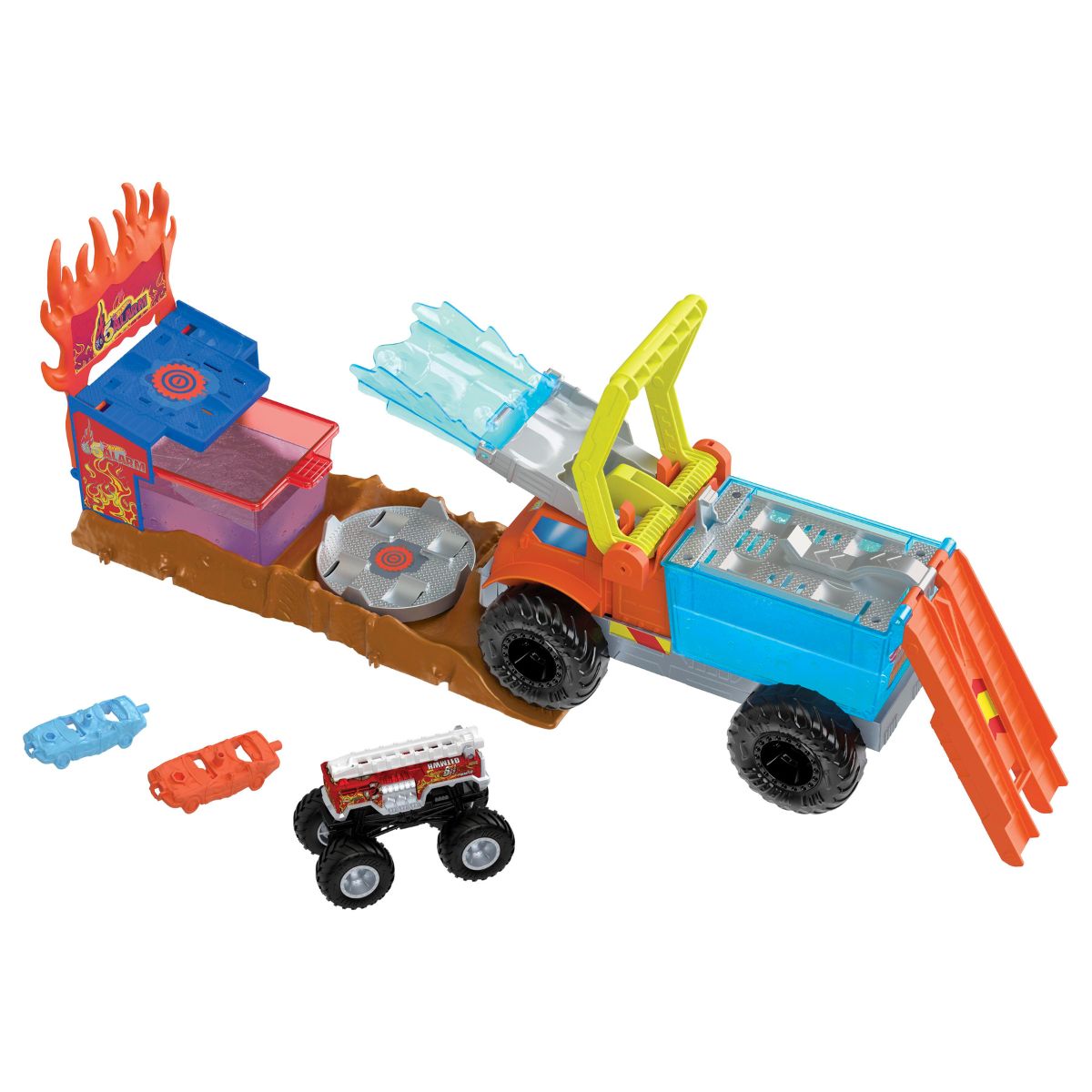 Bộ Cứu Hộ Đổi Màu Monster Trucks Hot Wheels HPN73