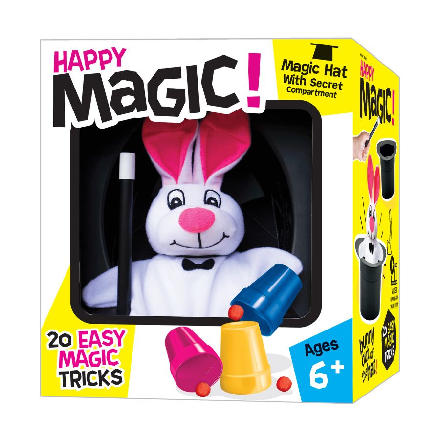 Happy Magic toy set - basic magic tricks with Hanky ​​Panky Hat HP1974