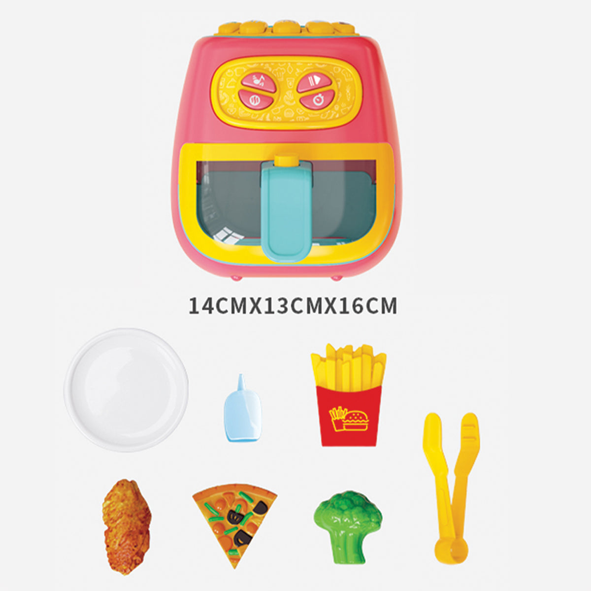 Pink Oil-Free Fryer Toy Set