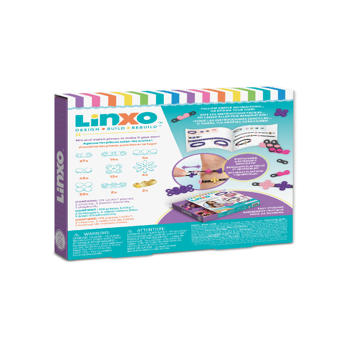 Make It Real Personalized LinXo Connected Bracelet Making Set 6113MIR