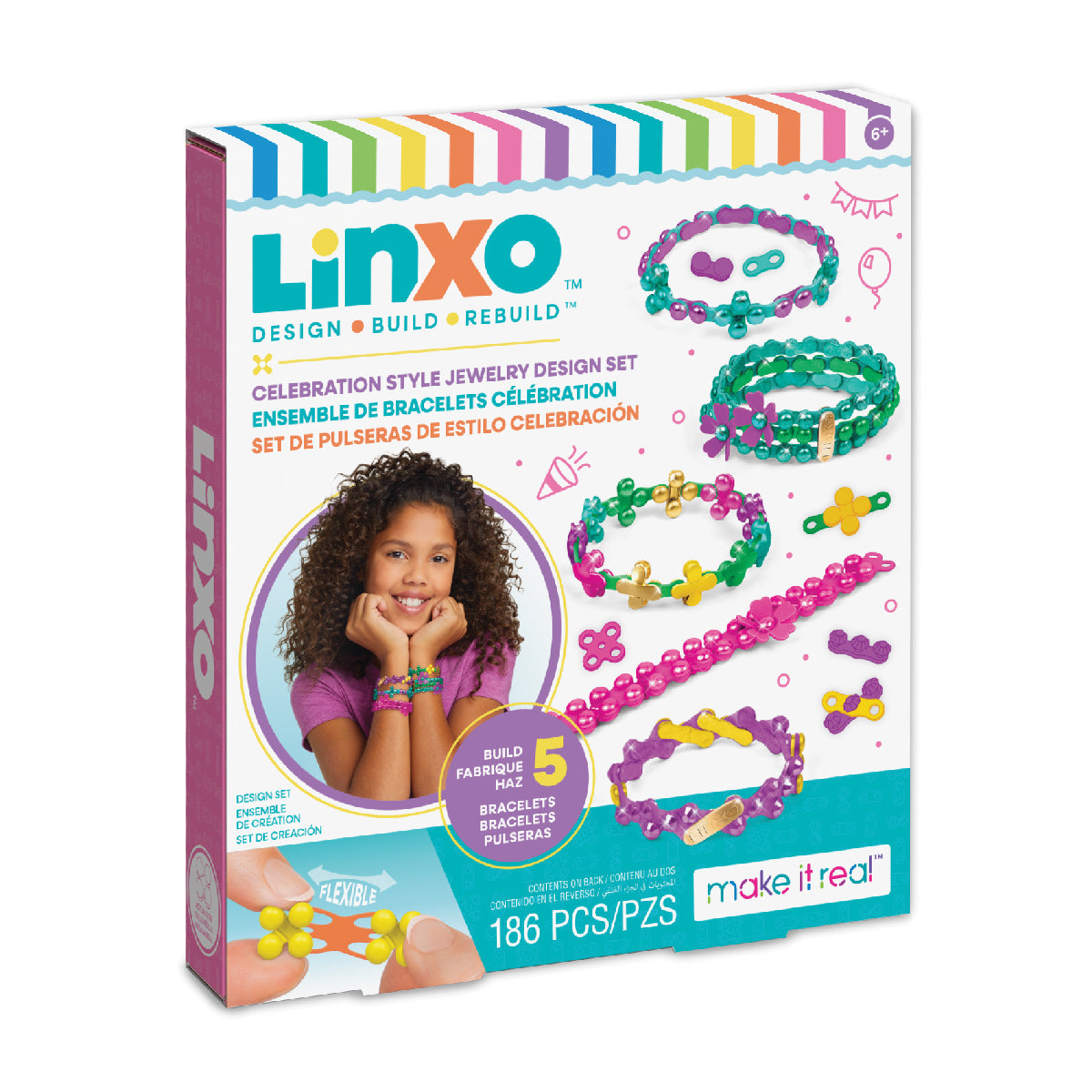 Brilliant LinXo Connected Bracelet Making Set Make It Real 6112MIR