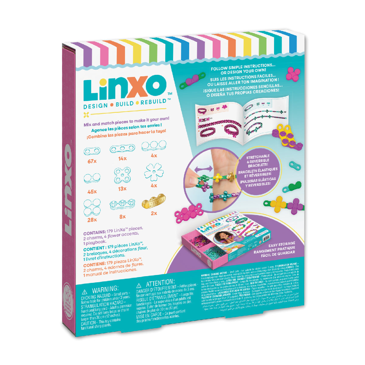 Brilliant LinXo Connected Bracelet Making Set Make It Real 6112MIR