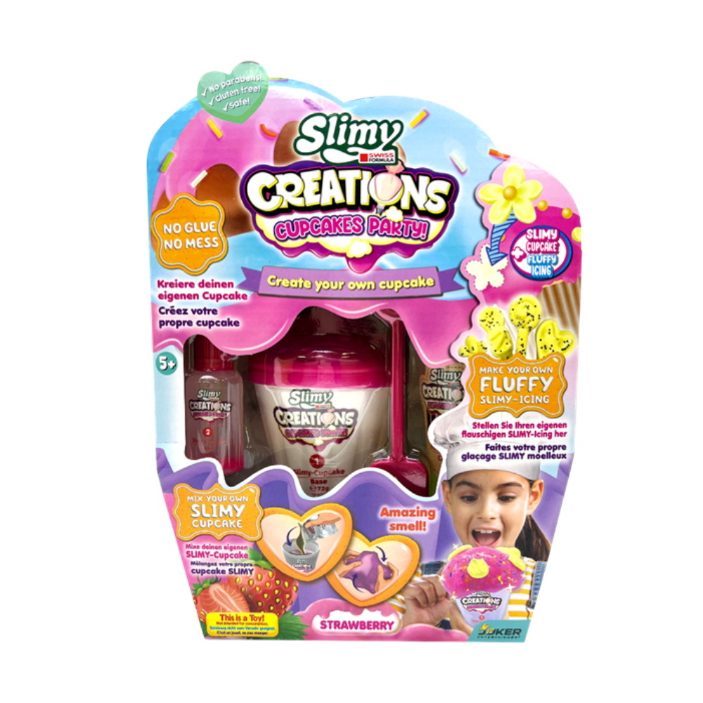 Bộ slime làm bánh Cupcake Vị Dâu hồng đáng yêu SLIMY 33047