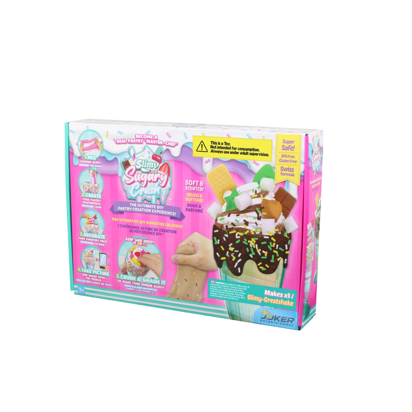 Bộ slime làm sinh tố Milkshake Chocolate Cookie thơm lừng SLIMY 36100