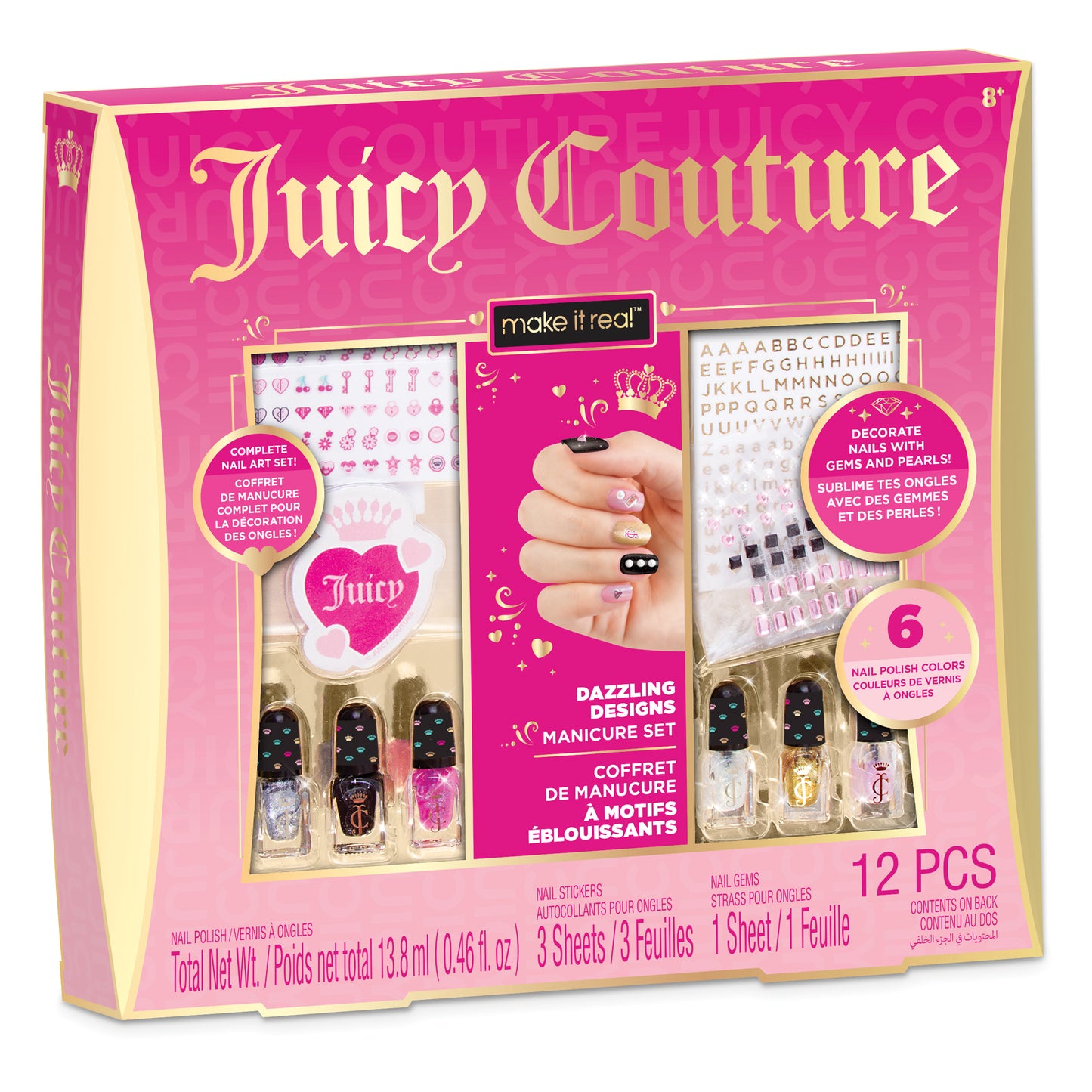 Glitter Nail Polish Set Juicy Couture Glitter Nail Polish Set