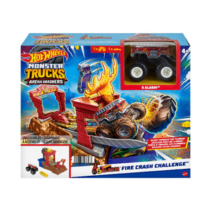 Bộ Thử Thách Monster Trucks - Chinh Phục Vòng Lửa Hot Wheels HNB87