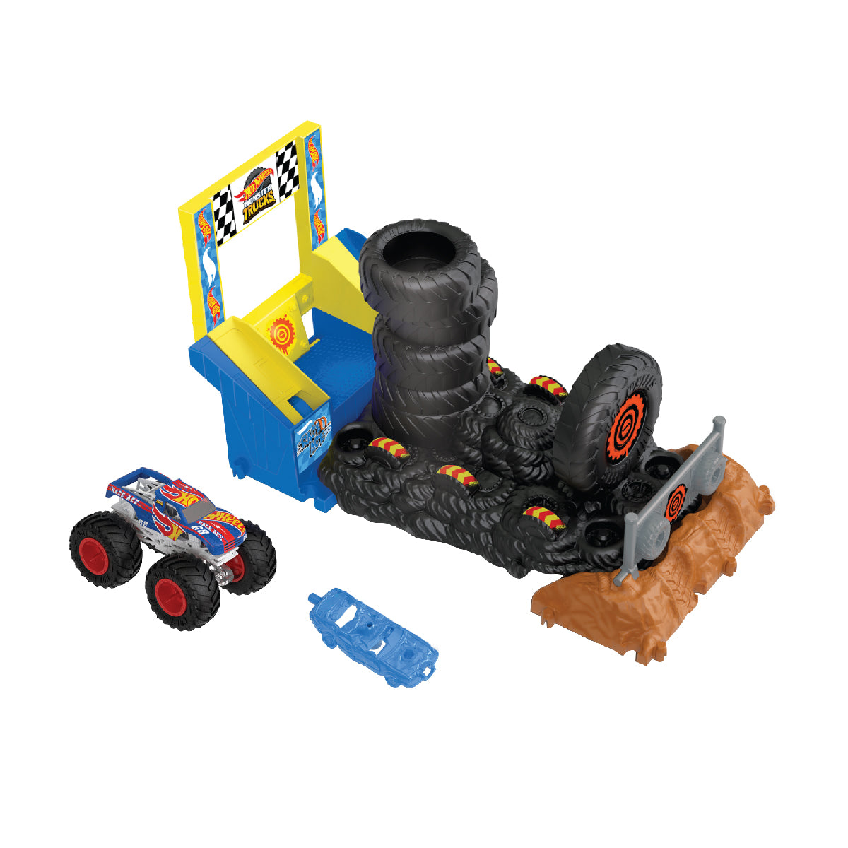 Bộ Thử Thách Monster Trucks - Cuộc Đua Kỳ Thú Hot Wheels HNB87