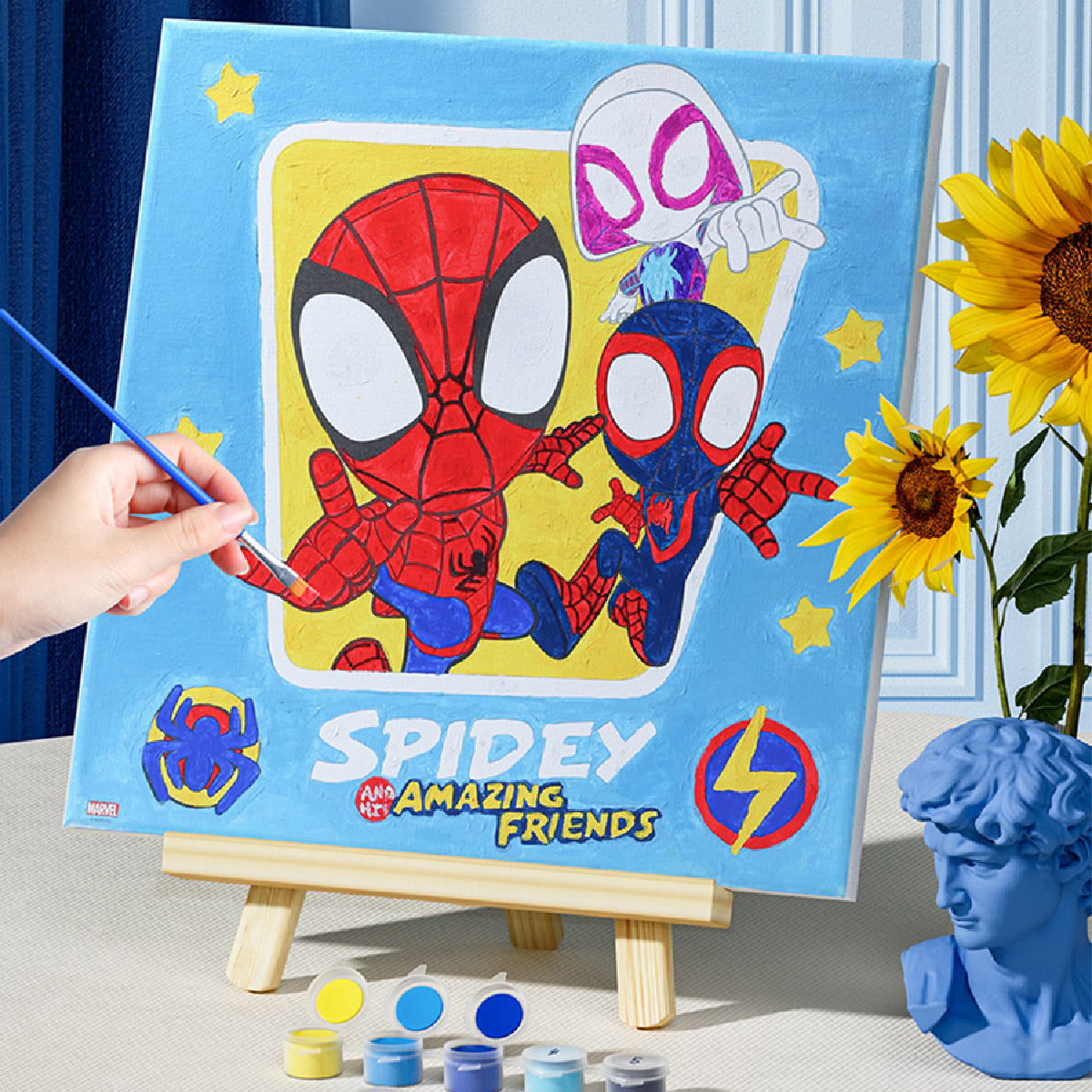 Bộ Tranh Tô Màu Số Hóa Spidey and Friends Unimass E5430A