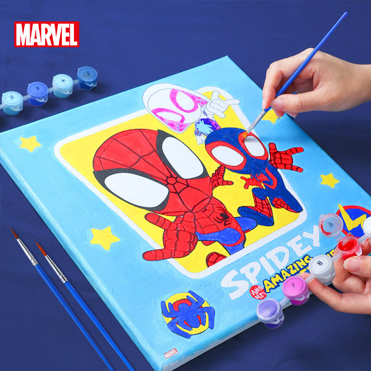 Bộ Tranh Tô Màu Số Hóa Spidey and Friends Unimass E5430A