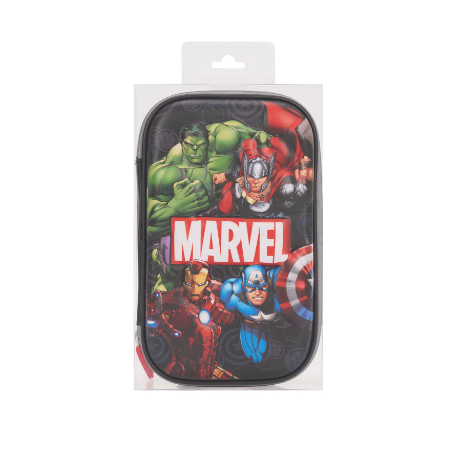 Bóp viết 3D Biệt đội Avengers Đen CLEVERHIPPO HLM1104