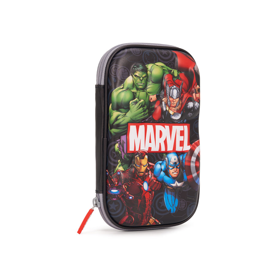 Bóp viết 3D Biệt đội Avengers Đen CLEVERHIPPO HLM1104