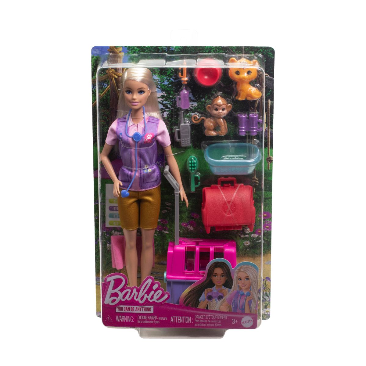 Búp Bê Barbie Và Trạm Cứu Hộ Động Vật BARBIE HRG50