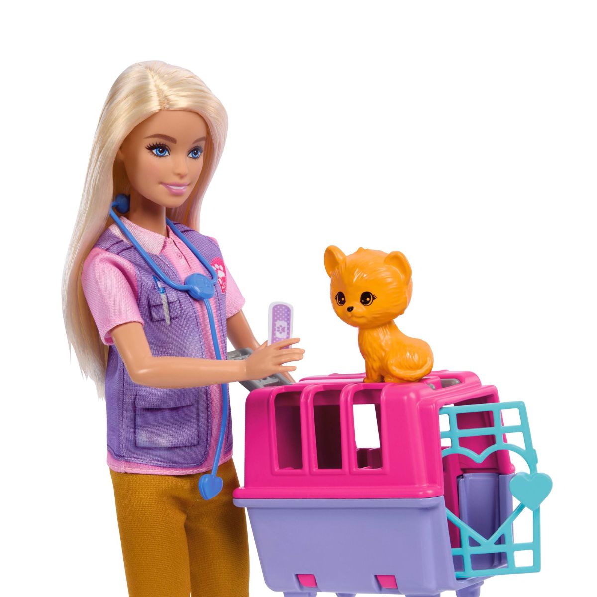 Búp Bê Barbie Và Trạm Cứu Hộ Động Vật BARBIE HRG50