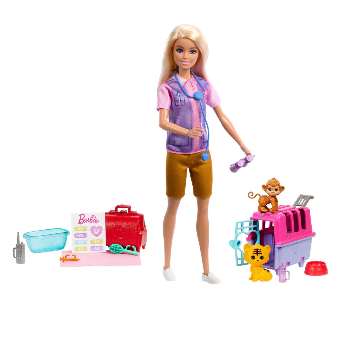 Búp Bê Barbie Và Trạm Cứu Hộ Động Vật BARBIE HRG50