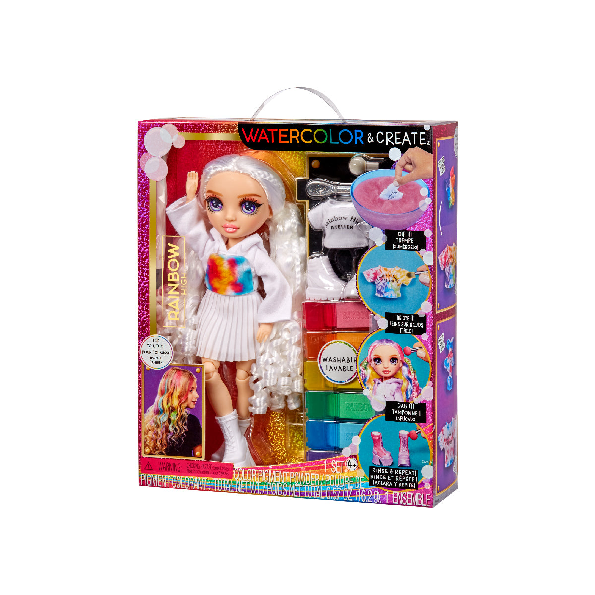 Đồ Chơi Búp Bê - Playset Tô Màu RAINBOW HIGH 507581-EUC