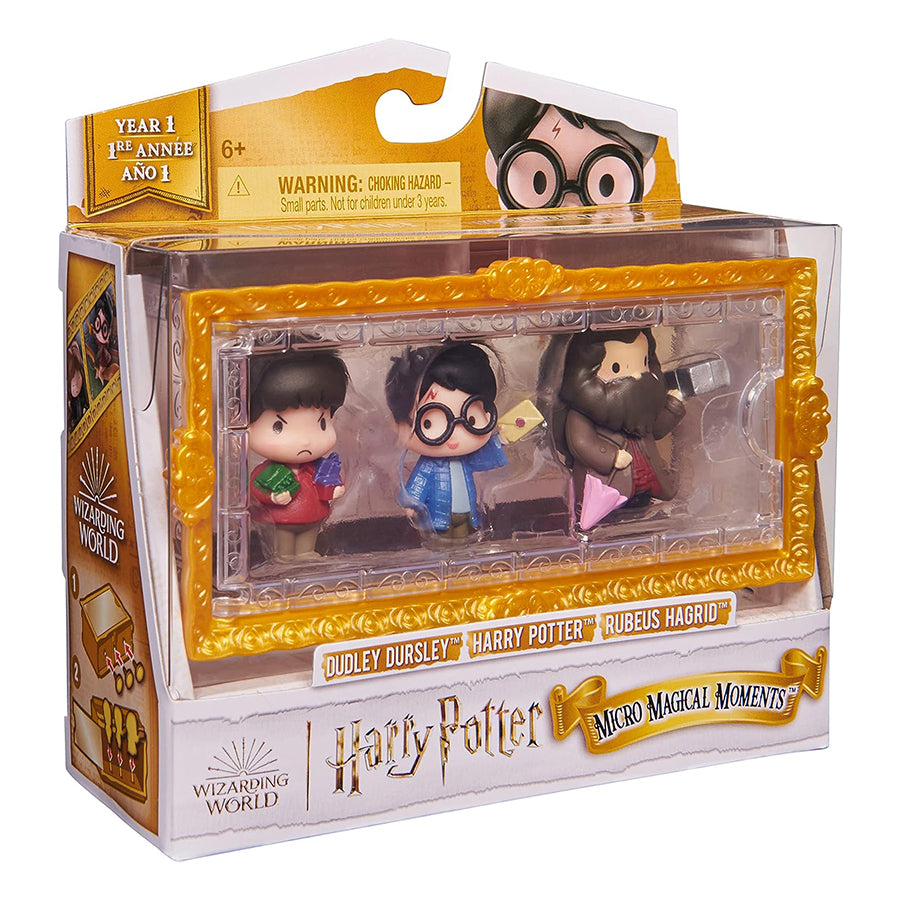 Harry, Dudley &amp; Hagrid character trio WIZARDING WORLD 6067402