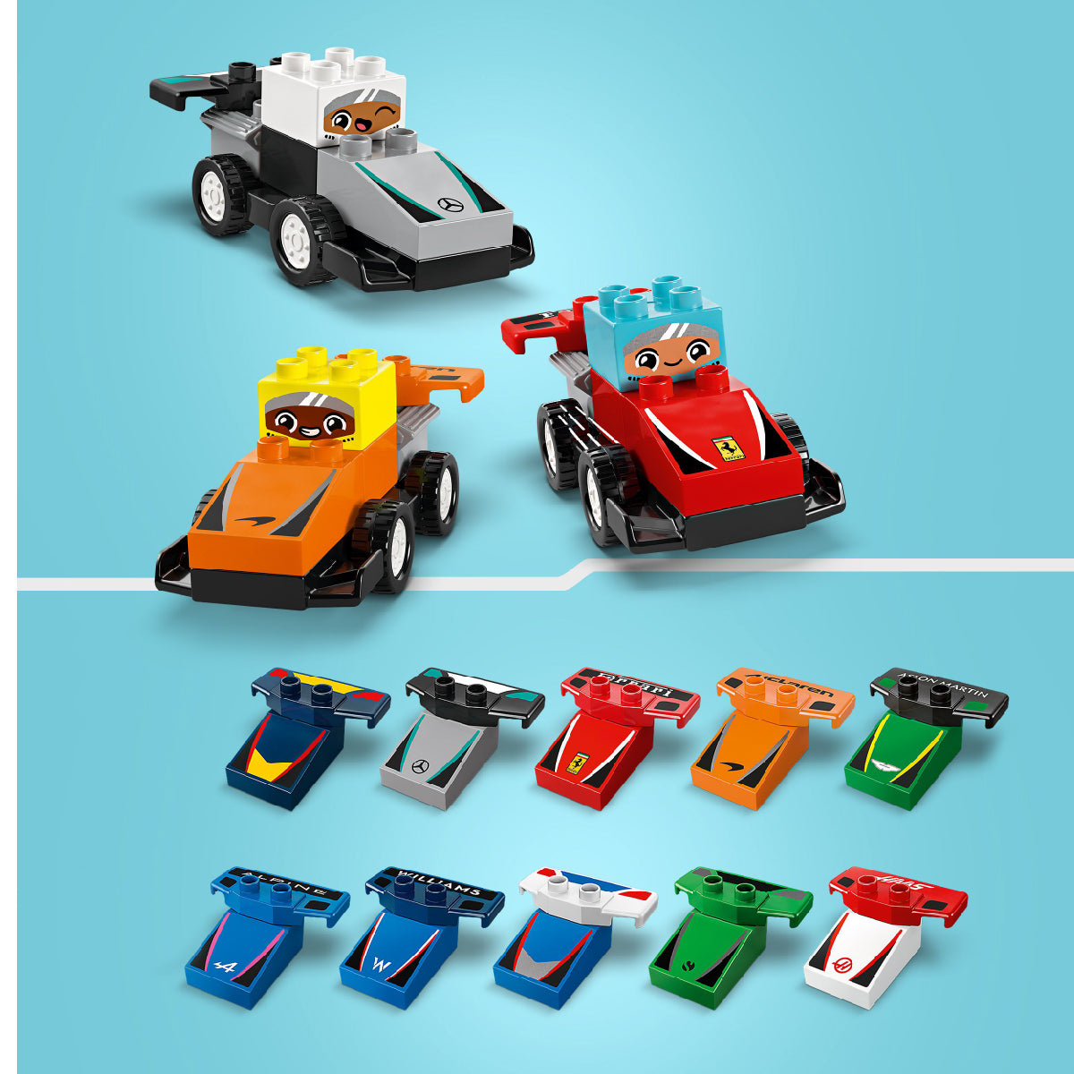 Đồ Chơi Lắp Ráp Cuộc Đua Xe Kỳ Thú LEGO DUPLO 10445