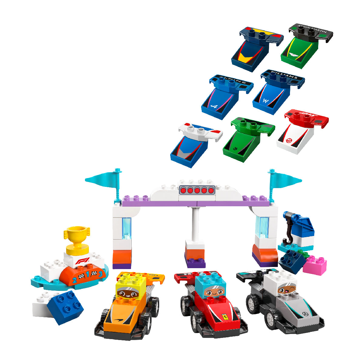 Đồ Chơi Lắp Ráp Cuộc Đua Xe Kỳ Thú LEGO DUPLO 10445